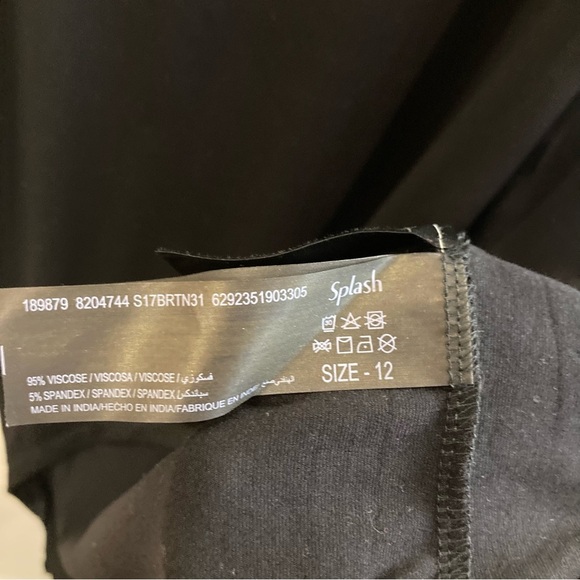 BARBIE SPLASH Sz 12 High Low Jersey Knit Short Sleeve T-shirt Dress New with Tag - Picture 8 of 9